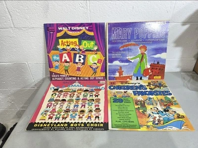 4 Vintage Disney Records Foto 1 de 4