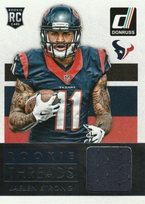 2015 Donruss Rookie Threads #DRT-JS Jaelen Strong - Image 1 of 2