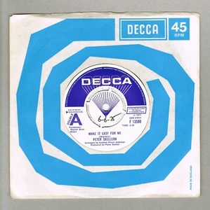 Peter Skellern Make It Easy For Me UK 7" Demo 1st Press Decca F 13588 Promo - Picture 1 of 4