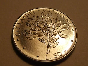 #3145 Vatican City; 50 Lire 1970 BU - Picture 1 of 2