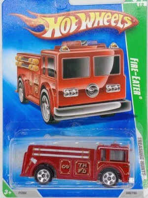 Hot Wheels Treasure Hunt (2010) Fire Eater Diecast NEW - Image 1 of 3