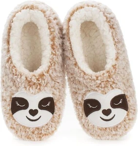 Cute Animal Slippers for Kids Girls Women, Fuzzy House Socks with Soft Anti-Skid - Picture 1 of 16