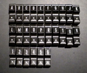 NSM Prestige 120 Tastensatz schwarz - Tasten Jukebox Tastatur NOS - Bild 1 von 2