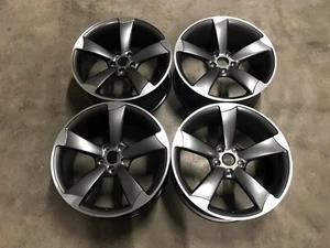 20" TTRS DEEP CONCAVE Style Alloy Wheels Satin Gun Metal Audi A4 A6 A8 5x112 - Picture 1 of 11