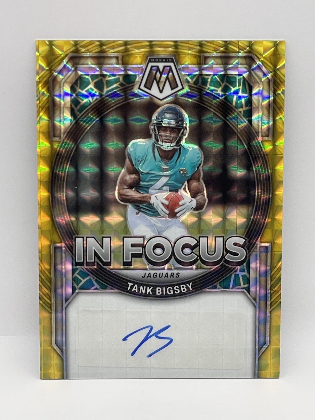 2023 Mosaic TANK BIGSBY - In Focus Signatures GOLD mosaic /10 Prizm  #IF-TB