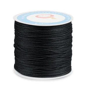 Waxed Thread String Cord Sewing Machine Stitching for Leather Craft 87Yard 0.6mm - Picture 1 of 36