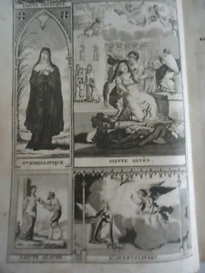 Abrégé de la vie des saintes femmes, des martyres ... - 2 tomes (Complet) - 1822 - Picture 1 of 24