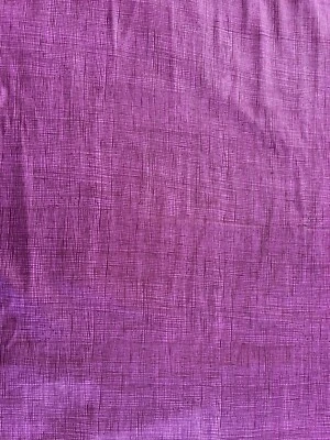 Alexander Henry Fabric 1 Yd Violet Linen Like Look.  Out Of Print - Image 1 of 3