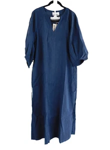 Armedangels Damen Midikleid Atessa loose Fit night sky Gr.S - Bild 1 von 3
