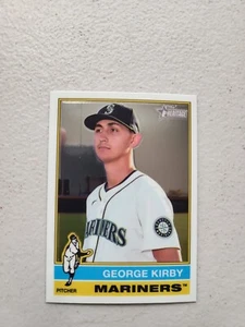 2025 Topps Heritage CHROME George Kirby #190 - Seattle Mariners NM Free Shipping - Picture 1 of 2