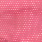 Vintage Dark Pink Swiss Dot Flocked Polyester 62? X 108" Barbie Core 3 Yards