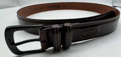 Cinturón de cuero COLUMBIA marrón ropa deportiva para hombre talla XL 42/44 ropa de trabajo informal usado en excelente estado Foto 1 de 4