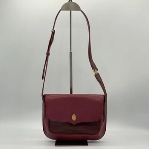 Cartier Must de Cartier Shoulder bag Crossbody bag Leather Authentic E153 - Picture 1 of 16