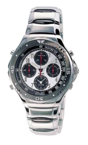 YEMA BY SEIKO YM 227 Men's FLYGRAF Two-tone Alarm-Chronograph Watch NIB 10-ATM - Picture 1 of 8