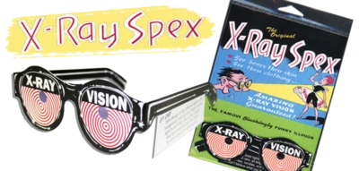 X-Ray Spex - The Original X-Ray Glasses For Dress Up - Halloween - Cosplay  - Image 1 of 4