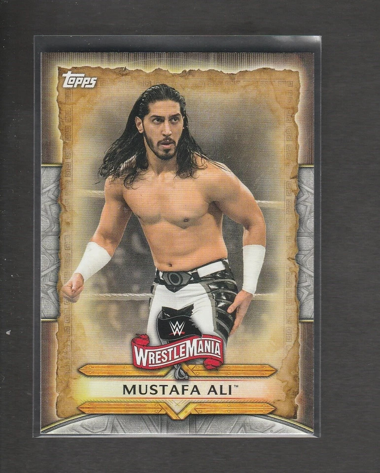 MUSTAFA ALI #WM-4  2020 WRESTLEMANIA  ROSTER CARD NICE!**** Foto 1 de 1