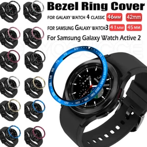 For Samsung Watch 5/5Pro 4 40/44mm 6 Classic 43/47mm Metal Bezel Ring Cover Case - Picture 1 of 270