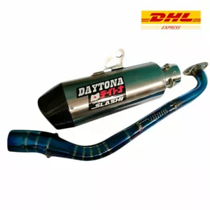 For Yamaha Nmax Aerox Exhaust Muffler Daytona Bluemoon Racing Fits PCX ADV 150 - Picture 1 of 1
