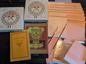 Nazionale Imitation Blattgold Kupfer Packungen über 300 Blatt übrig.  Box 50 - Bild 1 von 7