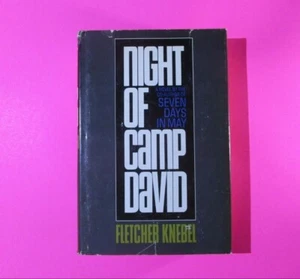 Night of Camp David by Fletcher Knebel 1965 Book Club Edition HCDJ, Harper & row - Picture 1 of 5