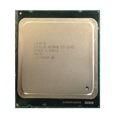 Intel Xeon E5-2470 E5-2603 E5-2603 V2 E5-2609 V2 LGA 2011 CPU Processor - Image 1 of 4