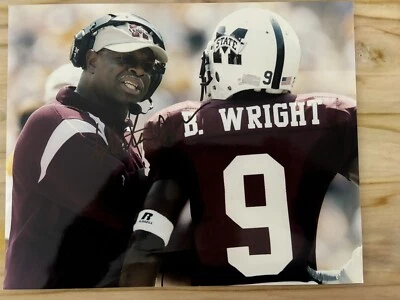 Sylvester Croom  SIGNED Mississippi State Bulldogs 8X10 PHOTO COA - Image 1 of 2