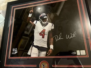 Dashawn Watson Autographed Photo With Beckett Coa 24”x25” - Picture 1 of 10