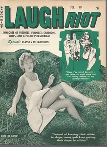 Humorama LAUGH RIOT February 1963 Risque Cartoons Bill Ward Bill Wenzel - Picture 1 of 2