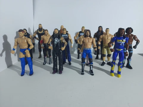 huge mattel wwe nxt 15 figure lot basic elite figures finn balor New Day Cover