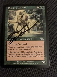 MTG Magic Phantom Centaur signiert Artist Proof x1 Urteil Carl Critchlow - Bild 1 von 2