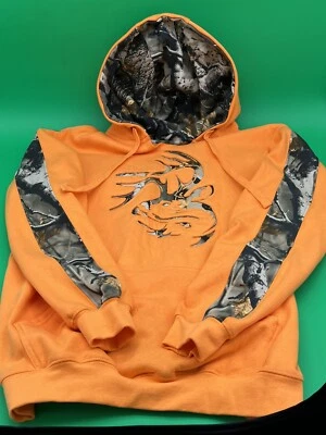 Legendary Whitetails The Outfitter Camo Hunting Outdoors Hoodie Mens Lg. Orange - Image 1 of 4