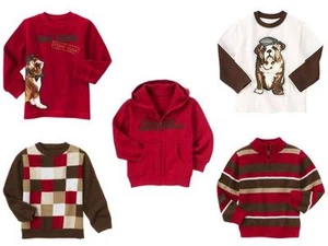 Boys GYMBOREE NWT EMPIRE STATE EXPRESS Bulldog Tee Shirt Sweater Hoodie 4 S 5 6 - Picture 1 of 6