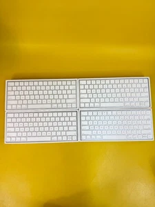 Zestaw 4x Apple A1644 Magic Keyboard biała z oryginalnymi pudełkami - Zdjęcie 1 z 5