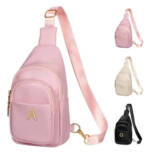 Gifts for Teen Girls Women, Initial Crossbody Sling Bag, Travel Purse for Gir... - Picture 1 of 7