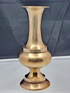 Vintage Vase aus massivem Messing von RIH - Made in India - Bild 1 von 8