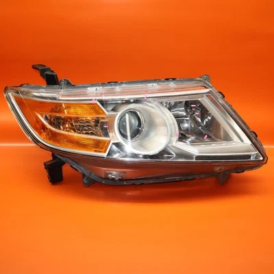 HONDA ODYSSEY HEADLIGHT RIGHT PASSENGER 2011 2012 2013 XENON CHROME OEM - Image 1 of 4