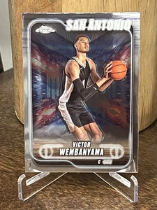 2024-25 Topps Chrome Basketball Victor Wembanyama #193 San Antonio Spurs - Picture 1 of 2