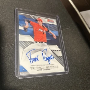 Trevor Rogers 2017 Topps Bowman's Best Auto #B17-TR Miami Marlins - Picture 1 of 2