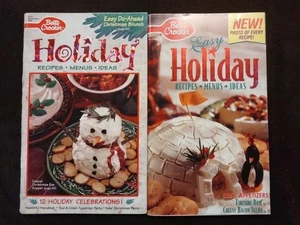 Menge 2 Betty Crocker Kochbücher Monatlich Einfach Urlaub & Urlaub Rezepte & Fotos - Bild 1 von 3