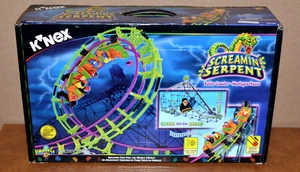 NEW SEALED 2001 K'Nex Screamin' Serpent Roller Coaster Toy Construction Set - Picture 1 of 8