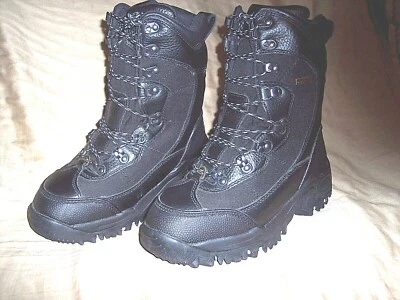 Mens 9 Black Boots Extreme Cold Weather Boots Inferno 2000g Insulated Camo Boots - Image 1 of 4