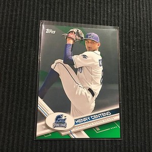 2017 TOPPS PRO DEBUT #81 HENRY CENTENO *GREEN #88/99*  CHARLOTTE STONE CRABS