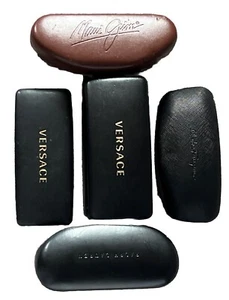Designer Lot 5 Versace Maui Jim Ferragamo Sunglasses Hard Rectangular Cases - Picture 1 of 9