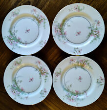 Set of 4 Theodore Haviland New York Apple Blossom China 6 1/2" Bread Plates