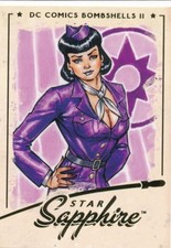 #50 STAR SAPPHIRE 2018 Cryptozoic DC Bombshells Series 2 GOLD FOIL C4nbaran