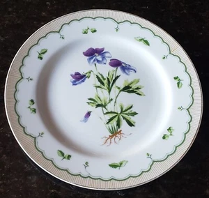 Georges Briard Viktorianischer Garten Vogelfuß Violett Private Collection 10" Teller - Bild 1 von 2