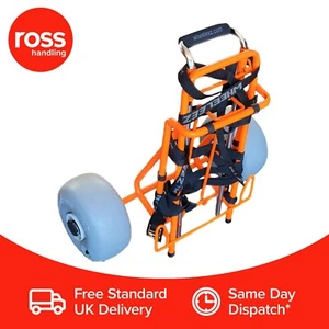 Wheeleez Mini Orange Folding Beach Cart Camping Trolley For Gardens & Festivals - Picture 1 of 3