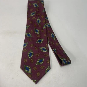 Burke & Boswell Burgunderrot Marine Seide Herren Krawatte 4" x 57" - Bild 1 von 6