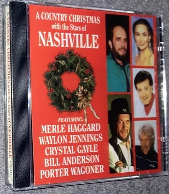 Country Christmas Nashville CD Merle Haggard Porter Wagoner Waylon Jennings NEW Foto 1 de 2