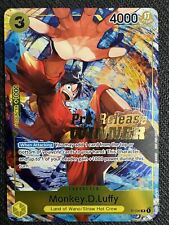 One Piece CCG Monkey.D.Luffy P-036 Pre Release Winner Promo Card English NM